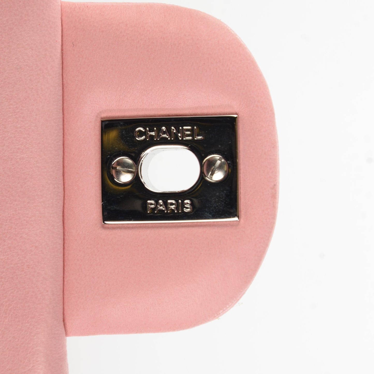 Lambskin Medium Heart Valentine Flap Pink