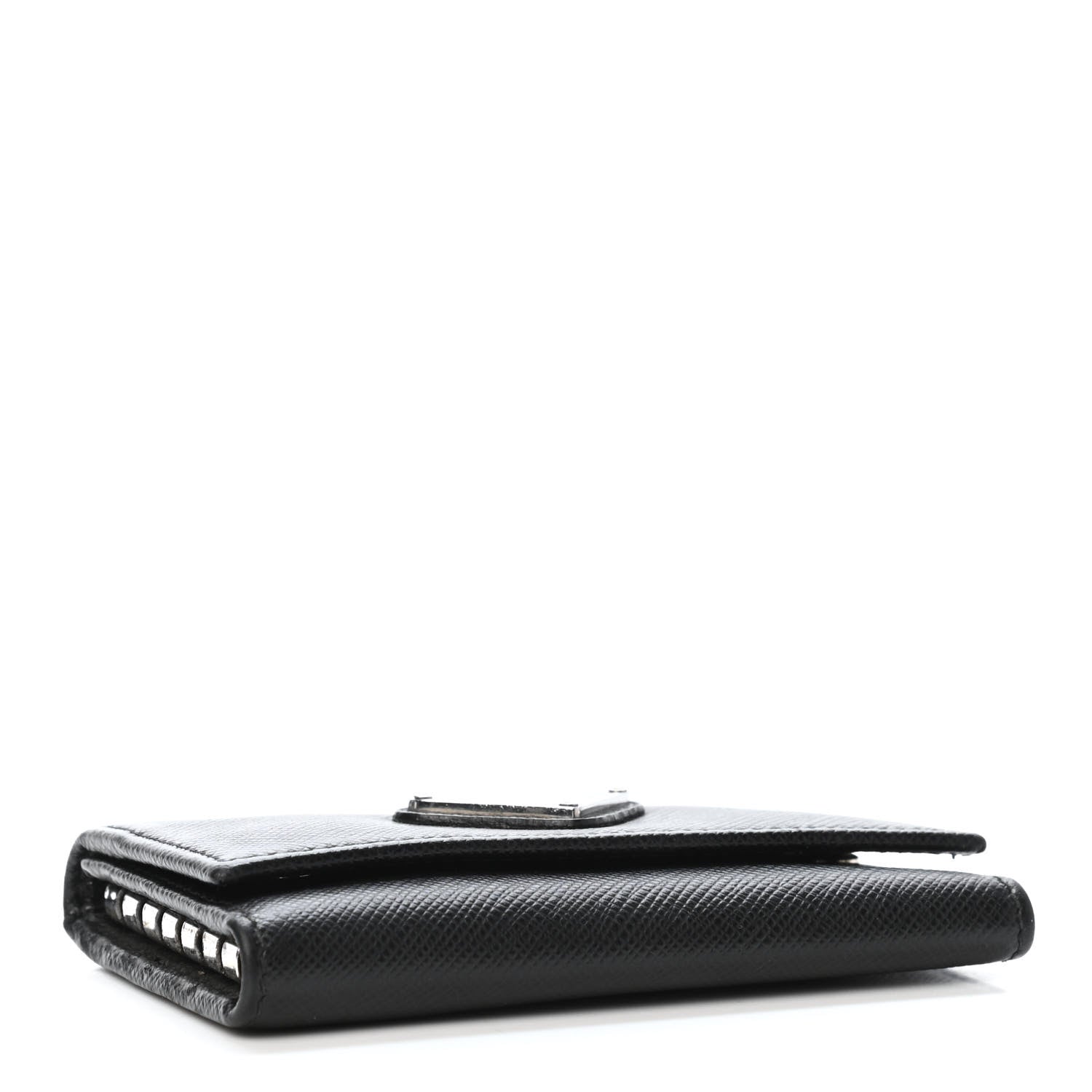 Prada Saffiano Metal 6 Key Holder Black 4 of 4
