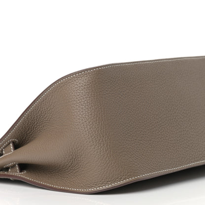 Hermes Taurillon Clemence Jypsiere 28 Etoupe 8 of 9