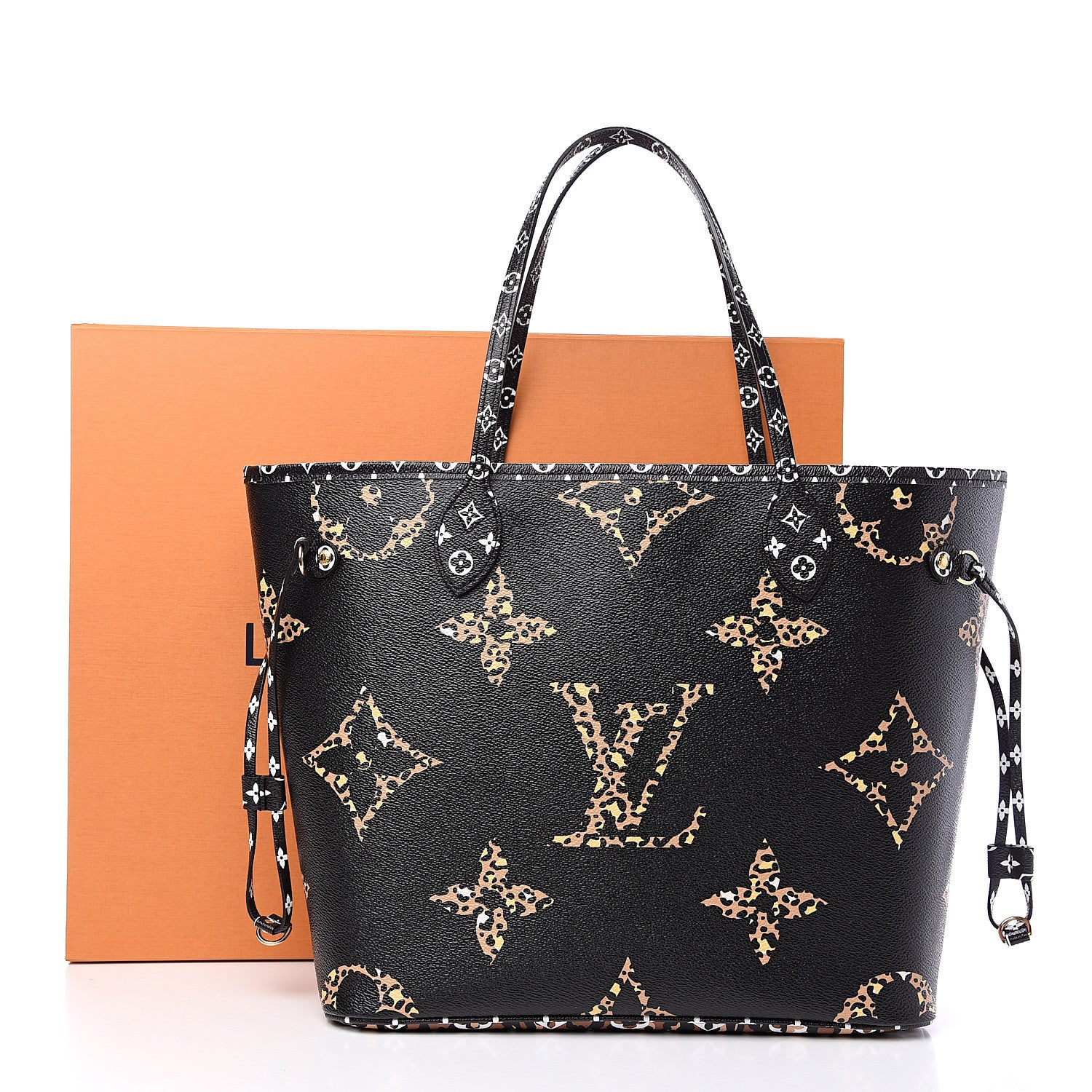 Louis Vuitton Monogram Giant Jungle Neverfull MM Black 9 of 9