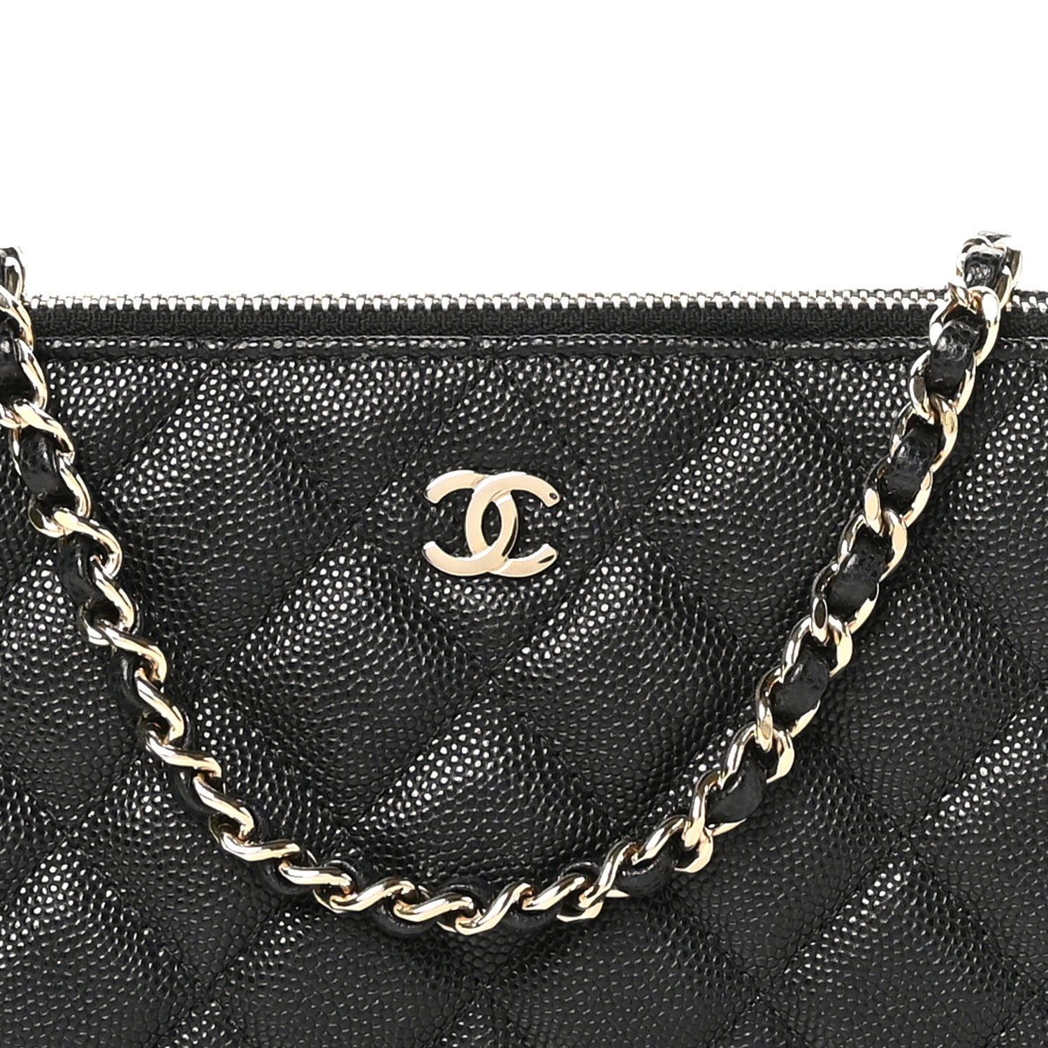 Chanel Caviar Quilted Small Clutch With Chain Black 11 of 13