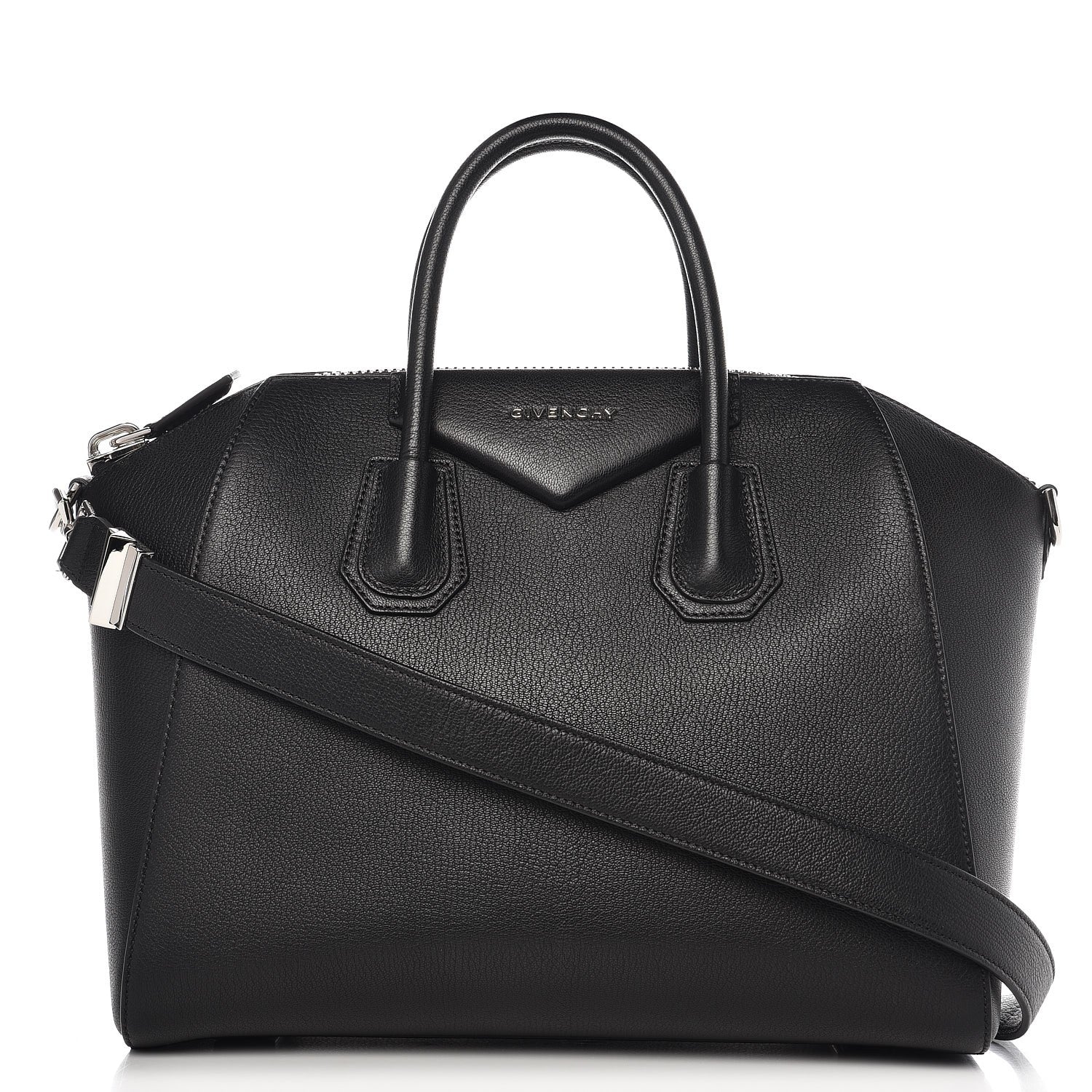 Givenchy Sugar Goatskin Medium Antigona Black 1 of 10