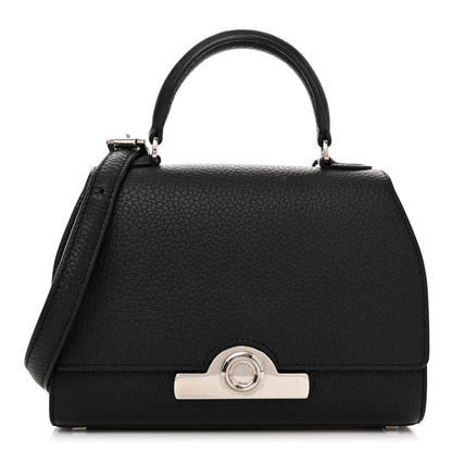 Moynat Taurillon Blush Rejane BB Black 1 of 9