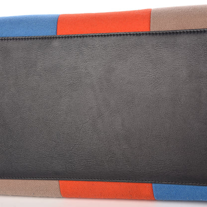 Celine Calfskin Wool Medium Trapeze Multicolor 15 of 17