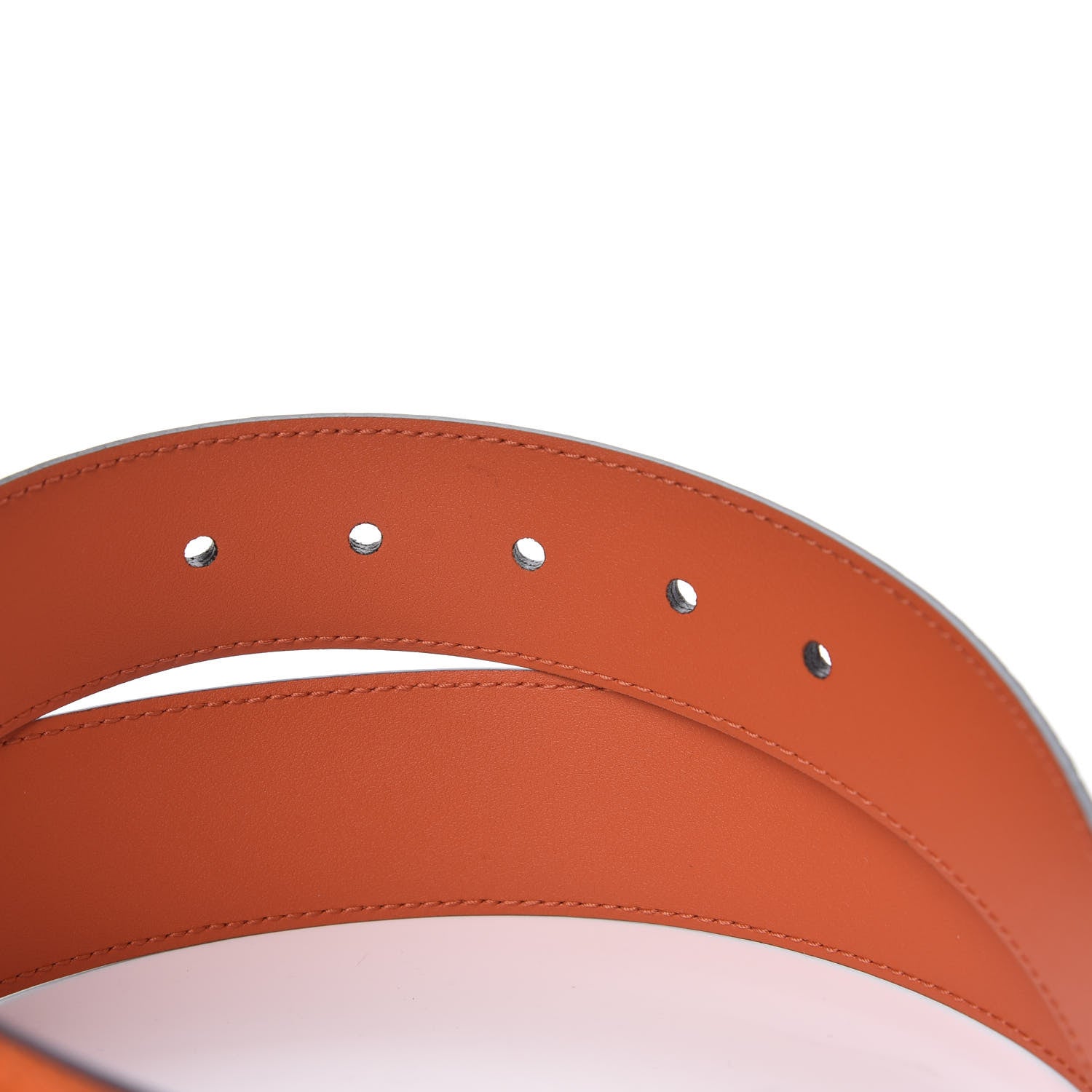 Gucci Soft Microguccissima 40mm Belt 80 32 Sun Orange 3 of 4