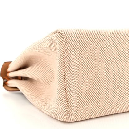 Hermes Vache Hunter Calfskin Criss Viking Herbag Zip Retourne 39 MM Ecru Beige Naturel 10 of 11