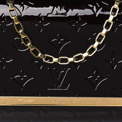 Louis Vuitton Vernis Ana Clutch Amarante 8 of 11