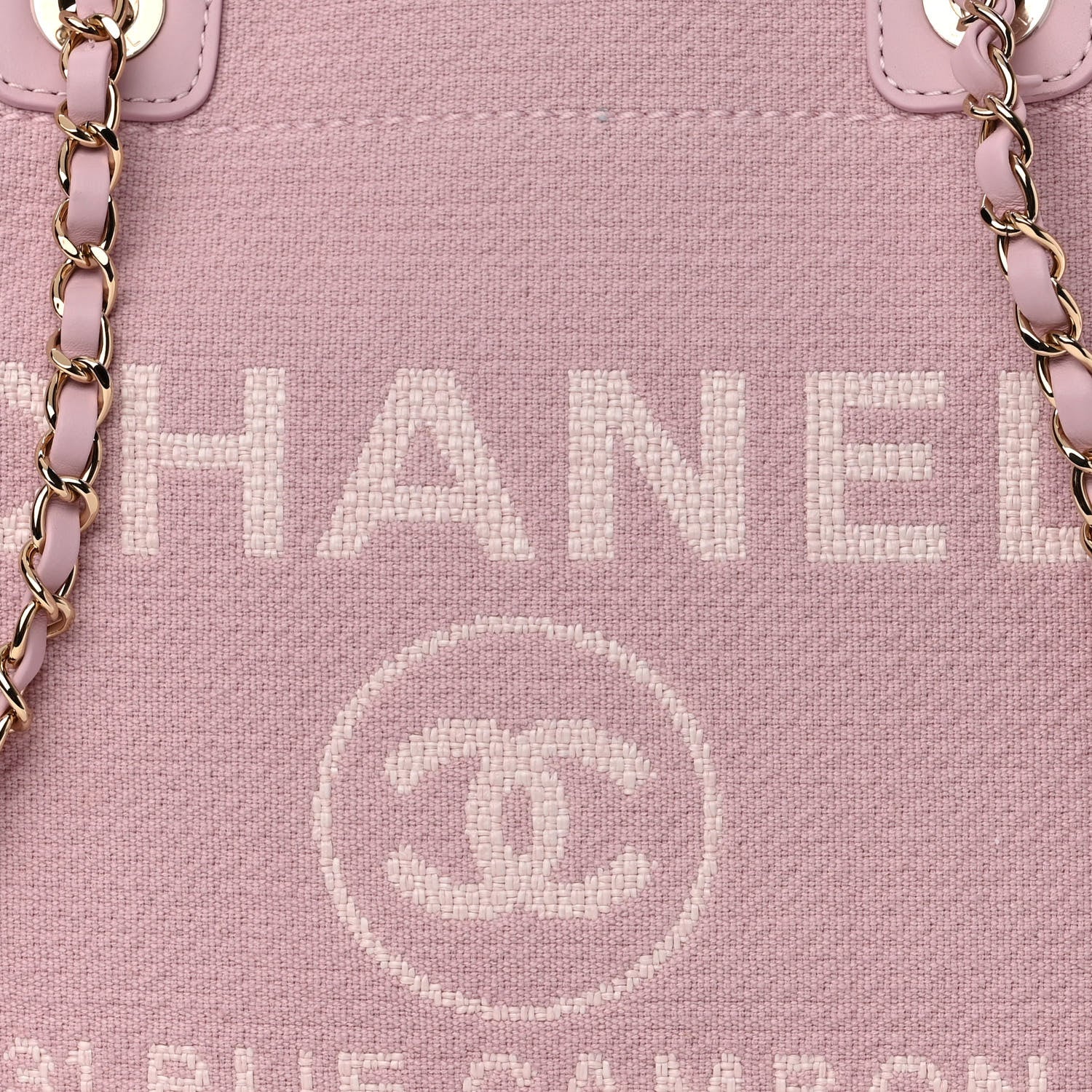 Chanel Mixed Fibers Small Deauville Tote Light Pink 9 of 11