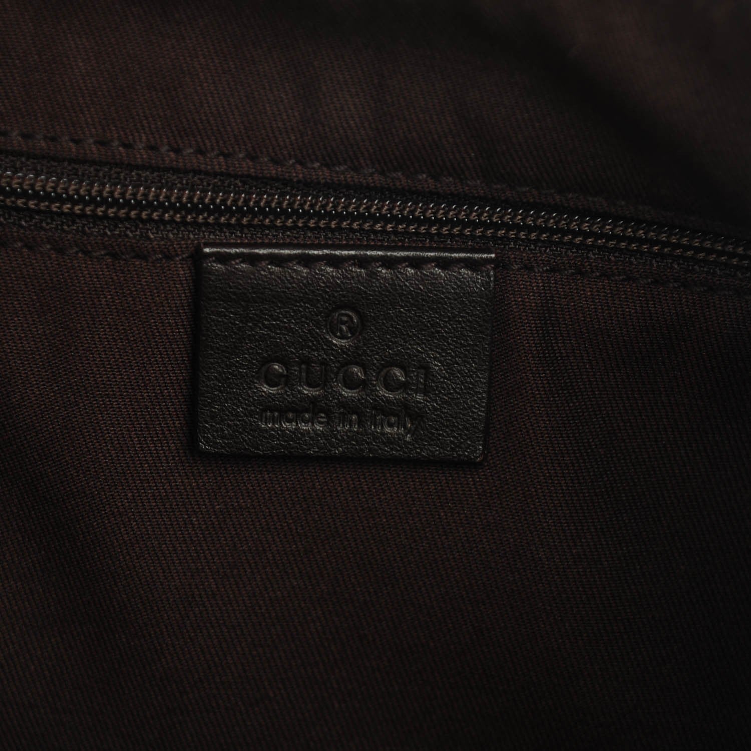 Gucci Monogram Large D Gold Hobo Dark Brown 6 of 7