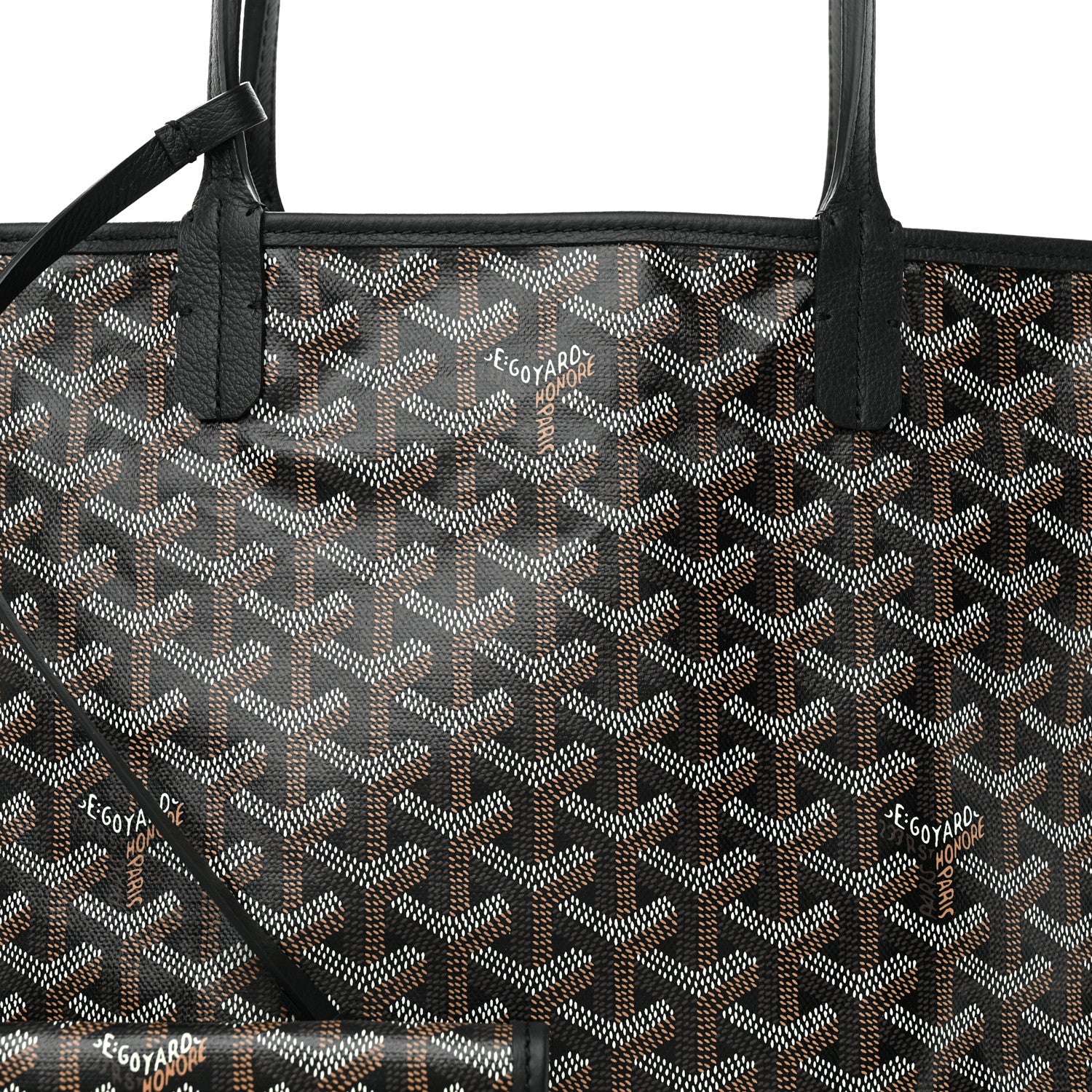 Goyard Goyardine Saint Louis PM Black 7 of 9