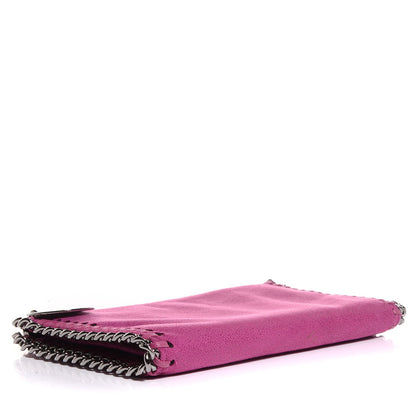 Stella McCartney Faux Leather Shaggy Deer Falabella Zip Wallet Pink 5 of 9