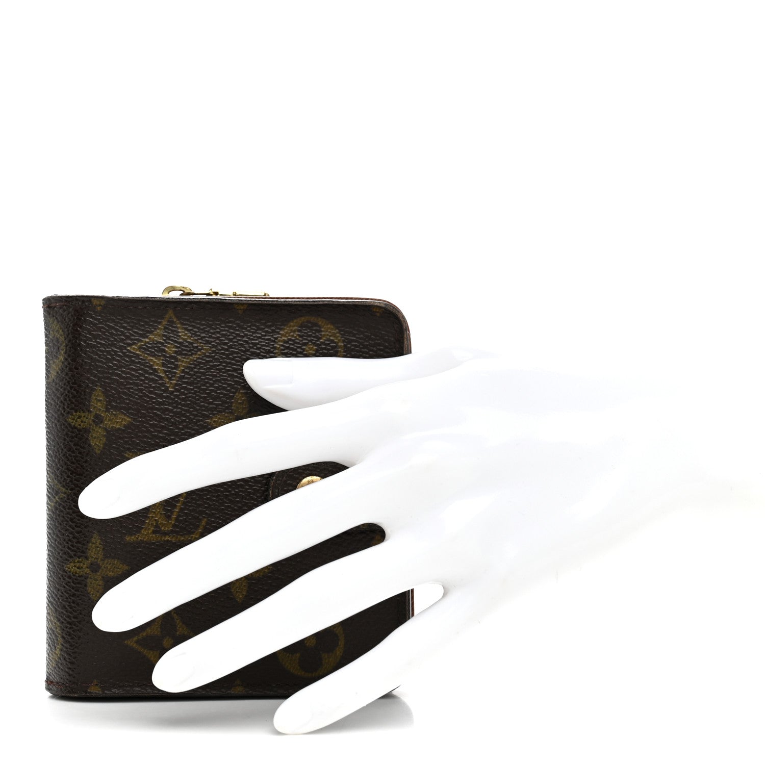 Louis Vuitton Monogram Compact Zippe Zipped Wallet 2 of 9