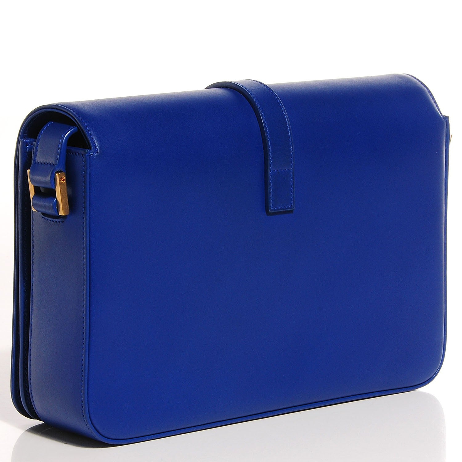 Saint Laurent Smooth Calfskin Classic Medium Monogram Universite Bag Royal Blue 3 of 7