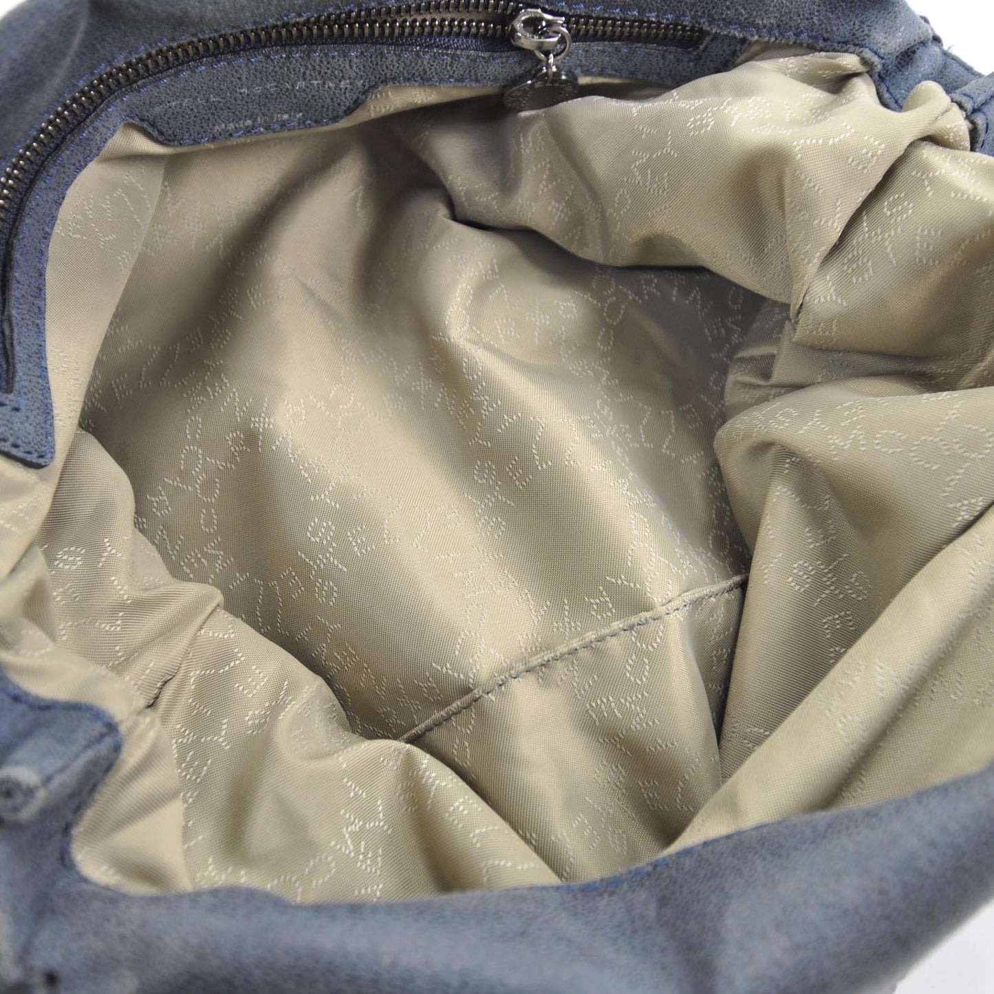 Faux Leather Falabella Tote Blue