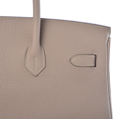 Hermes Togo Birkin 35 Gris Tourterelle 16 of 36