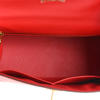 Hermes Epsom Kelly Sellier 28 Rouge Tomate 5 of 16