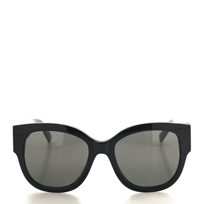 Saint Laurent Acetate Cateye Sunglasses SL M95 F Black 2 of 8