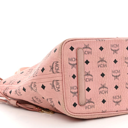 MCM Visetos Medium Liz Reversible Shopper Tote Soft Pink 8 of 21
