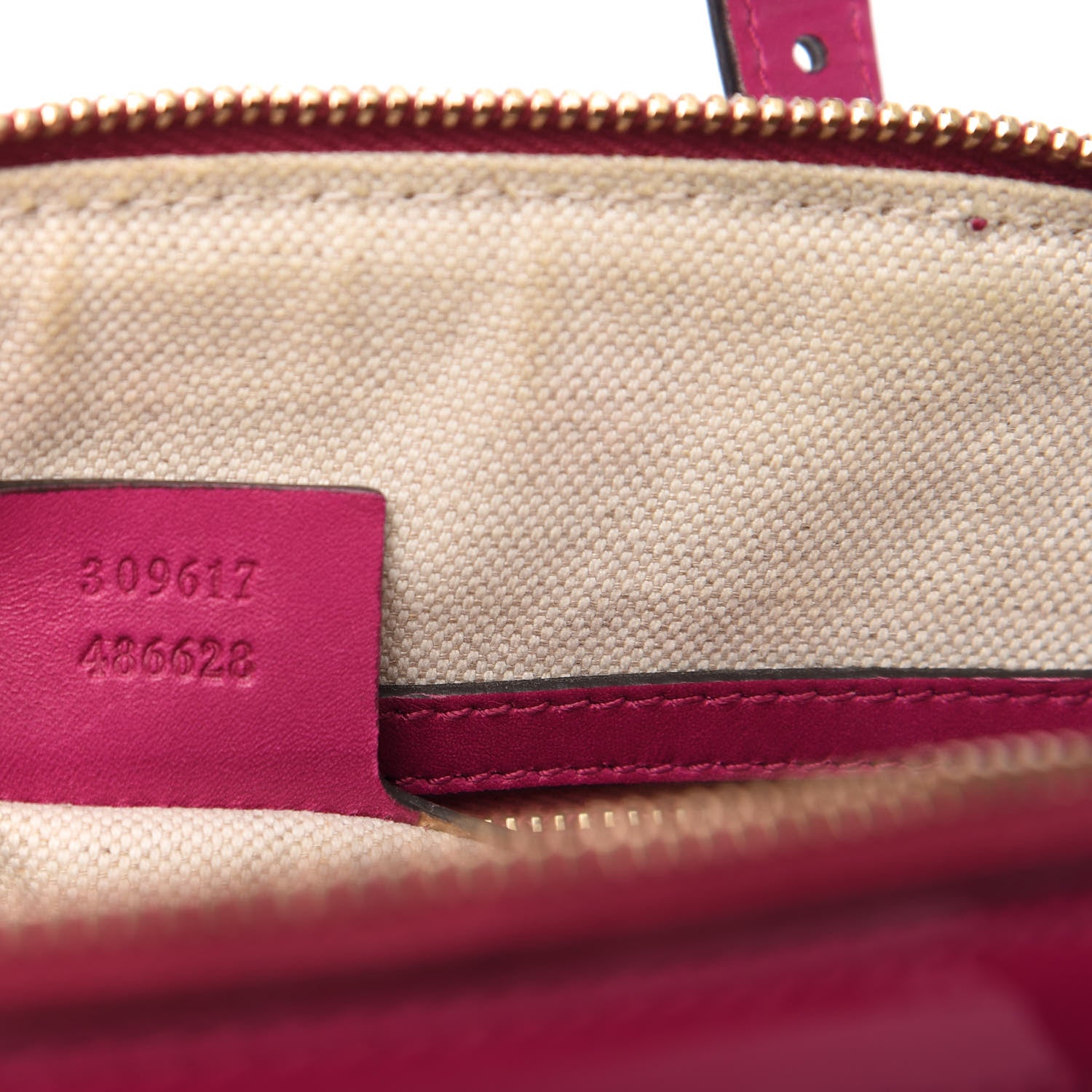 Gucci Patent Microguccissima Small Nice Top Handle Dome Bag Bright Bouganville 9 of 10