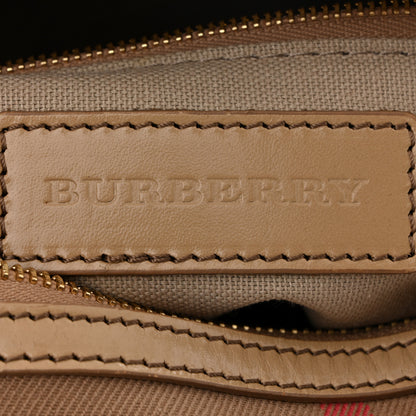 Burberry House Check Bridle Calfskin Medium Alchester Bowling Bag Trench 6 of 14