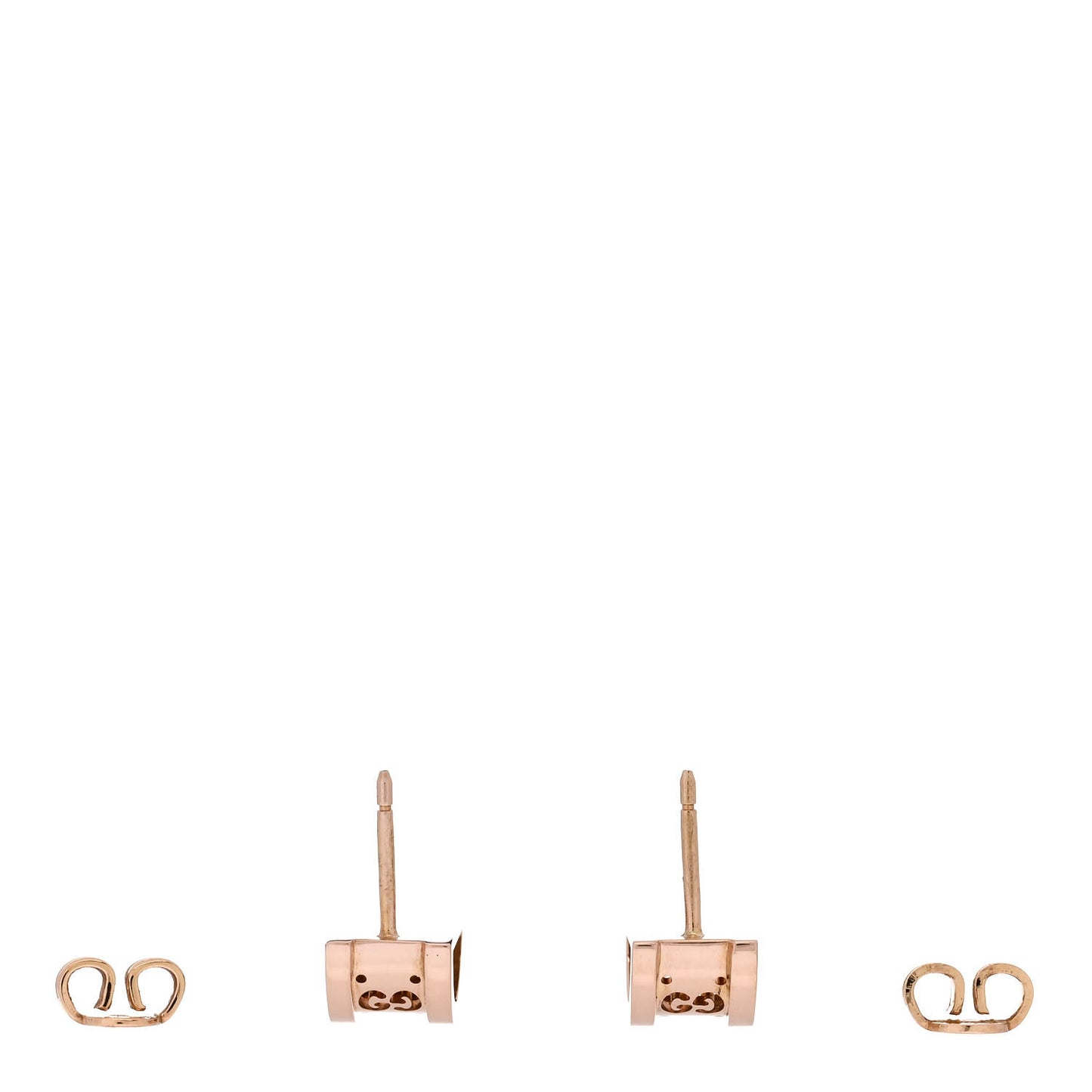 18K Rose Gold Icon Twirl Earrings