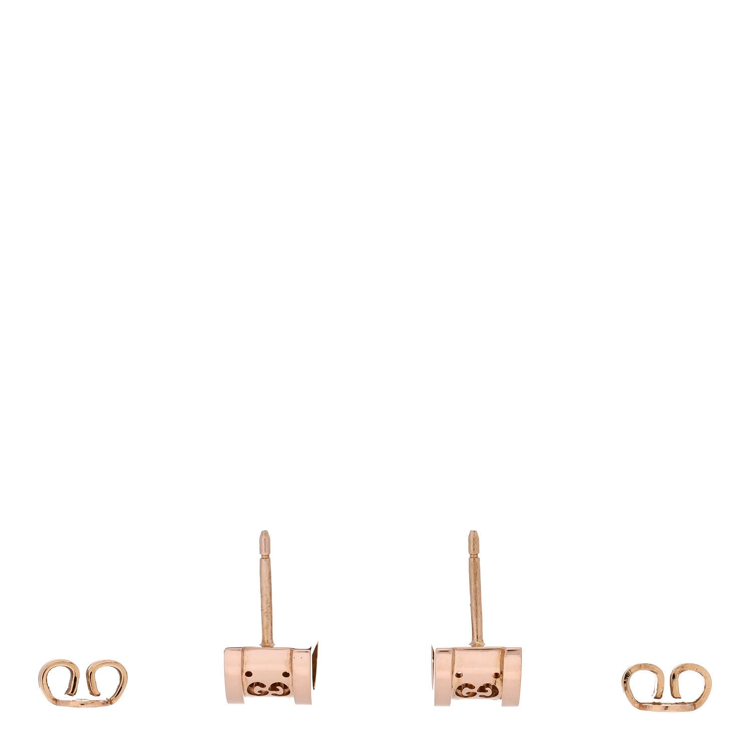 Gucci 18K Rose Gold Icon Twirl Earrings 3 of 4