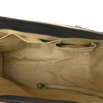 Chanel Goatskin Quilted Rita Shopping Tote Black 5 of 10
