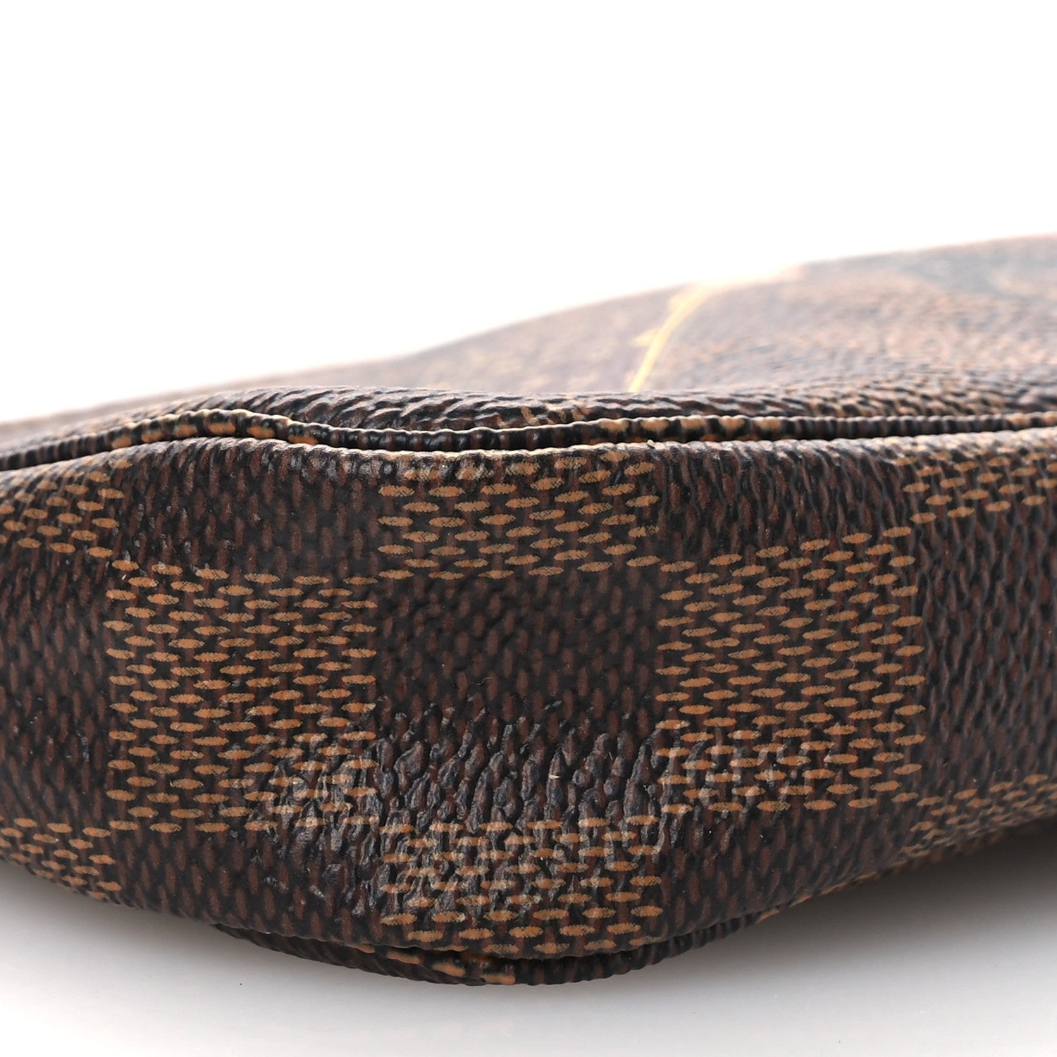 Louis Vuitton Damier Ebene Illustre Mini Pochette Accessories Violet 9 of 11