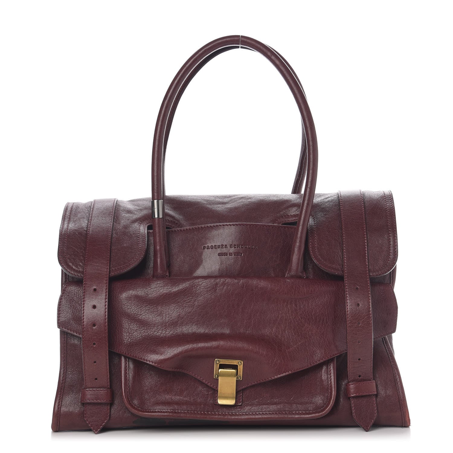 Proenza Schouler Lambskin Small PS1 Keep All Burgundy 1 of 10