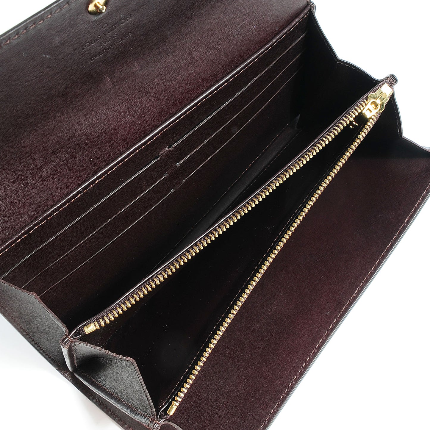 Vernis Sarah Wallet Amarante