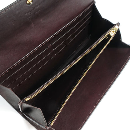Louis Vuitton Vernis Sarah Wallet Amarante 6 of 8