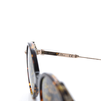 Christian Dior Acetate Leaf Print Umbrage Round Sunglasses Pink Foliage 6 of 8