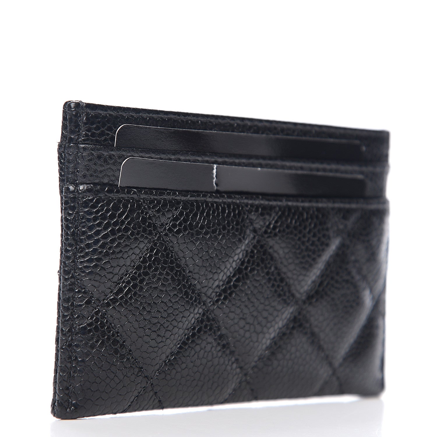 Chanel Caviar Quilted Incognito Card Holder Black 2 of 8