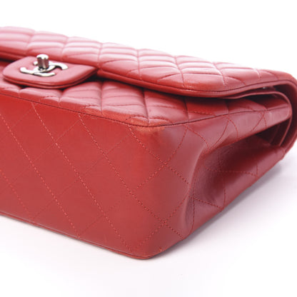 Chanel Lambskin Quilted Jumbo Double Flap Red 8 of 11