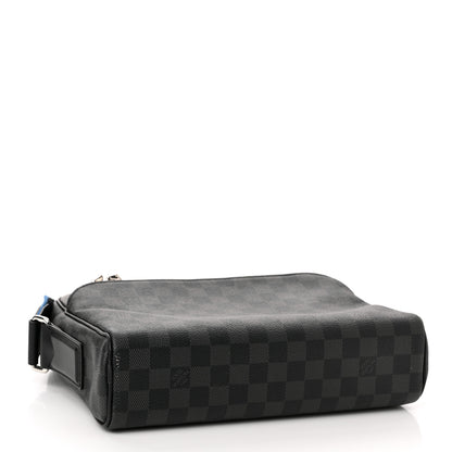 Louis Vuitton Damier Graphite Dayton Reporter PM Blue 4 of 11