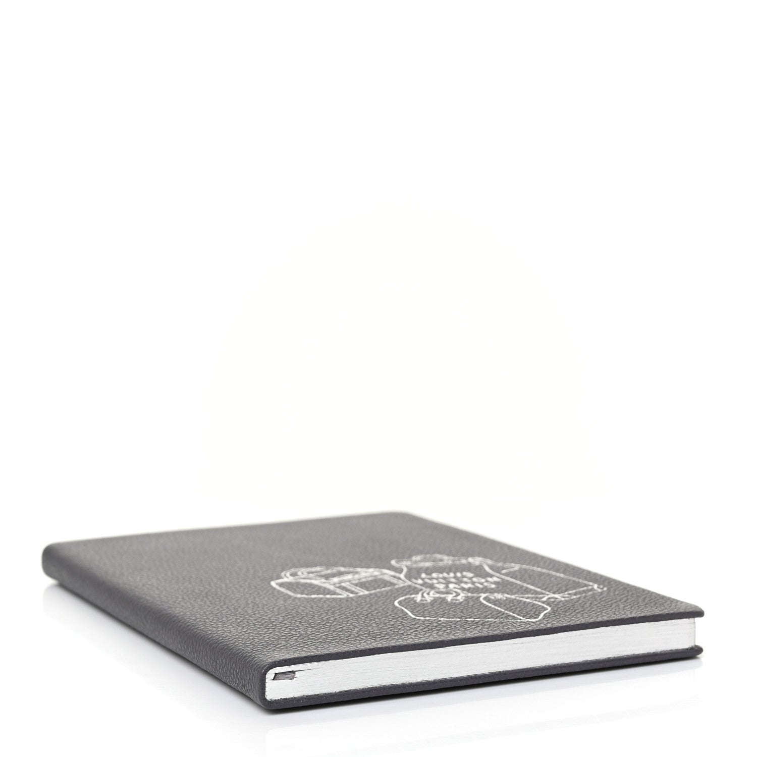 Louis Vuitton Taurillon Notebook MM Gris 4 of 8