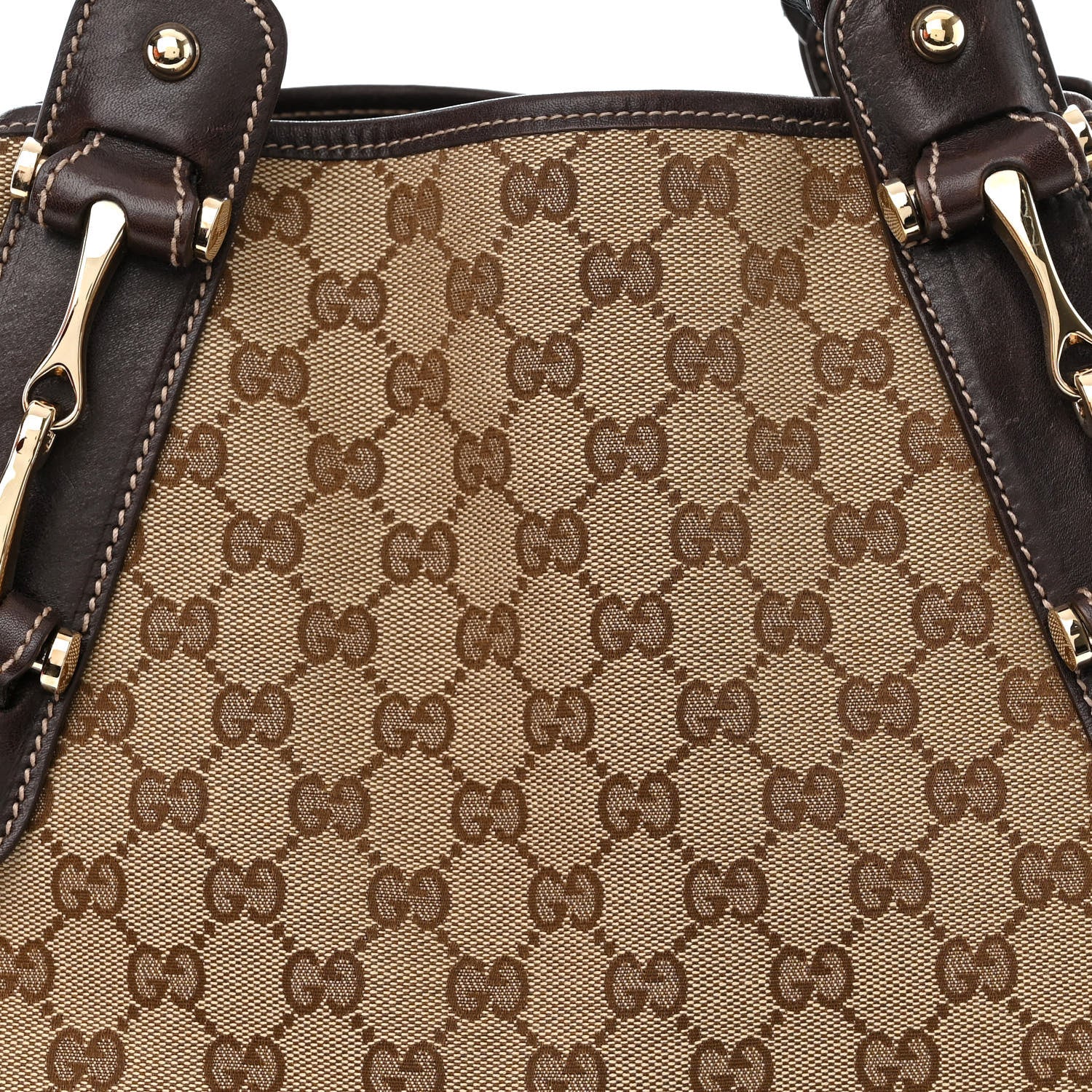 Gucci Monogram Small Pelham Shoulder Bag Dark Brown 8 of 13