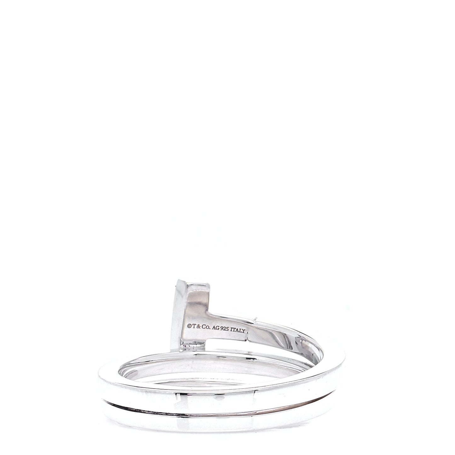 Sterling Silver T Square Wrap Ring 57 8