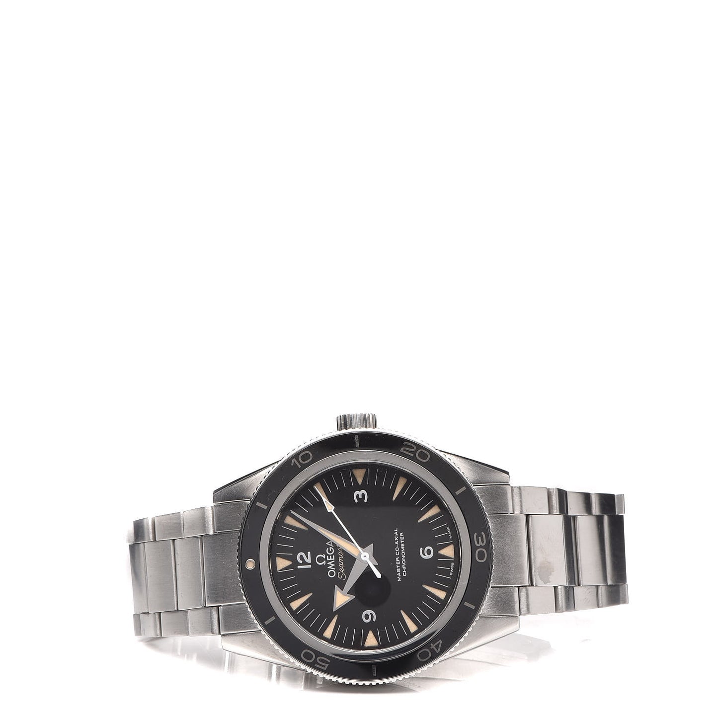 Stainless Steel 41mm Seamaster 300 Master Co-Axial Chronometer Automatic Watch Black 233.30.41.21.01.001