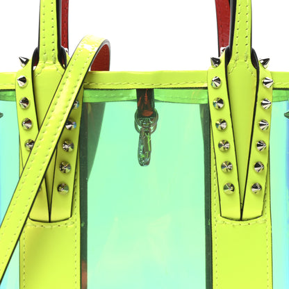 Christian Louboutin Patent Mini North South Cabata Tote Fluo Yellow 7 of 9
