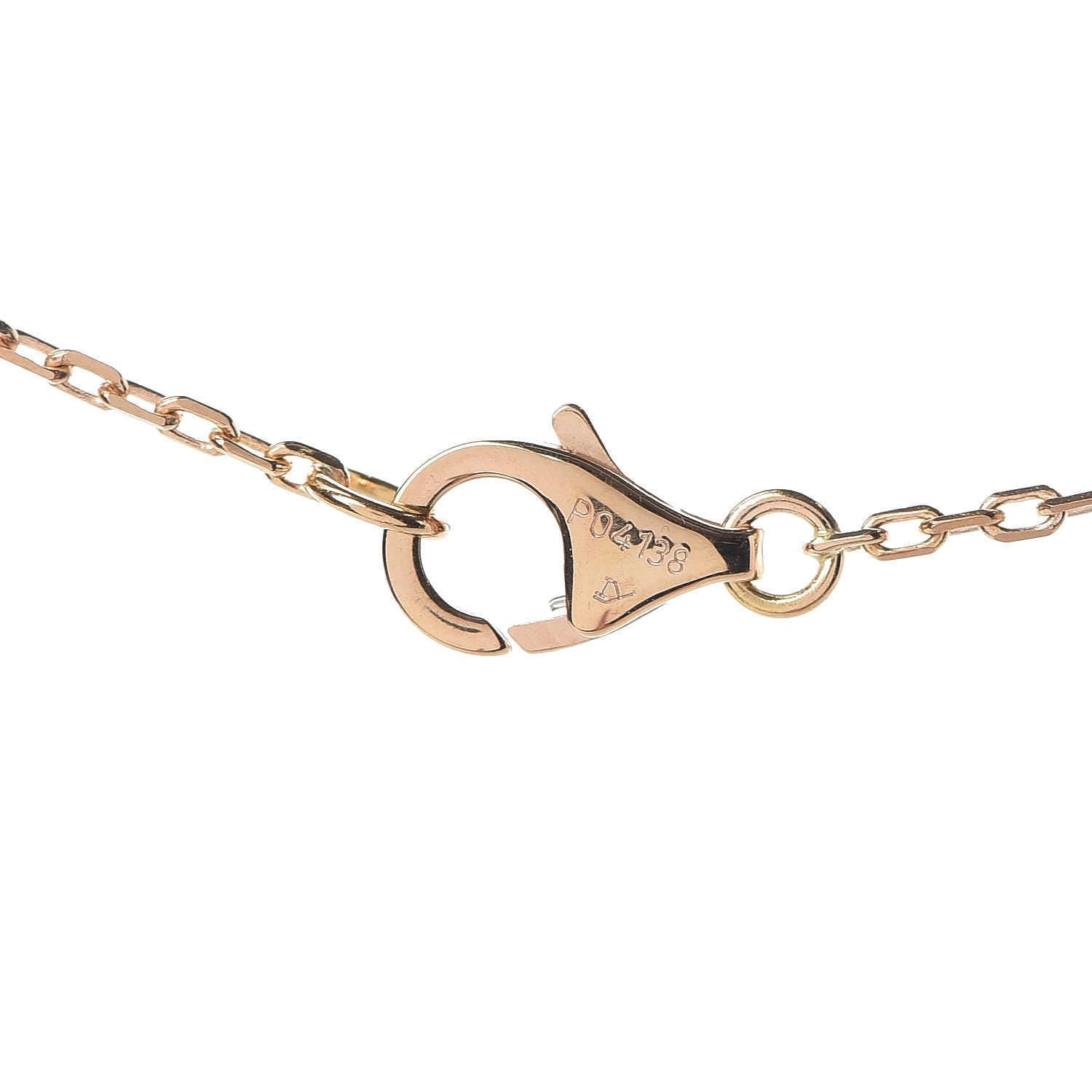 Cartier 18K Pink Gold Diamond Torute Pendant Necklace 4 of 7