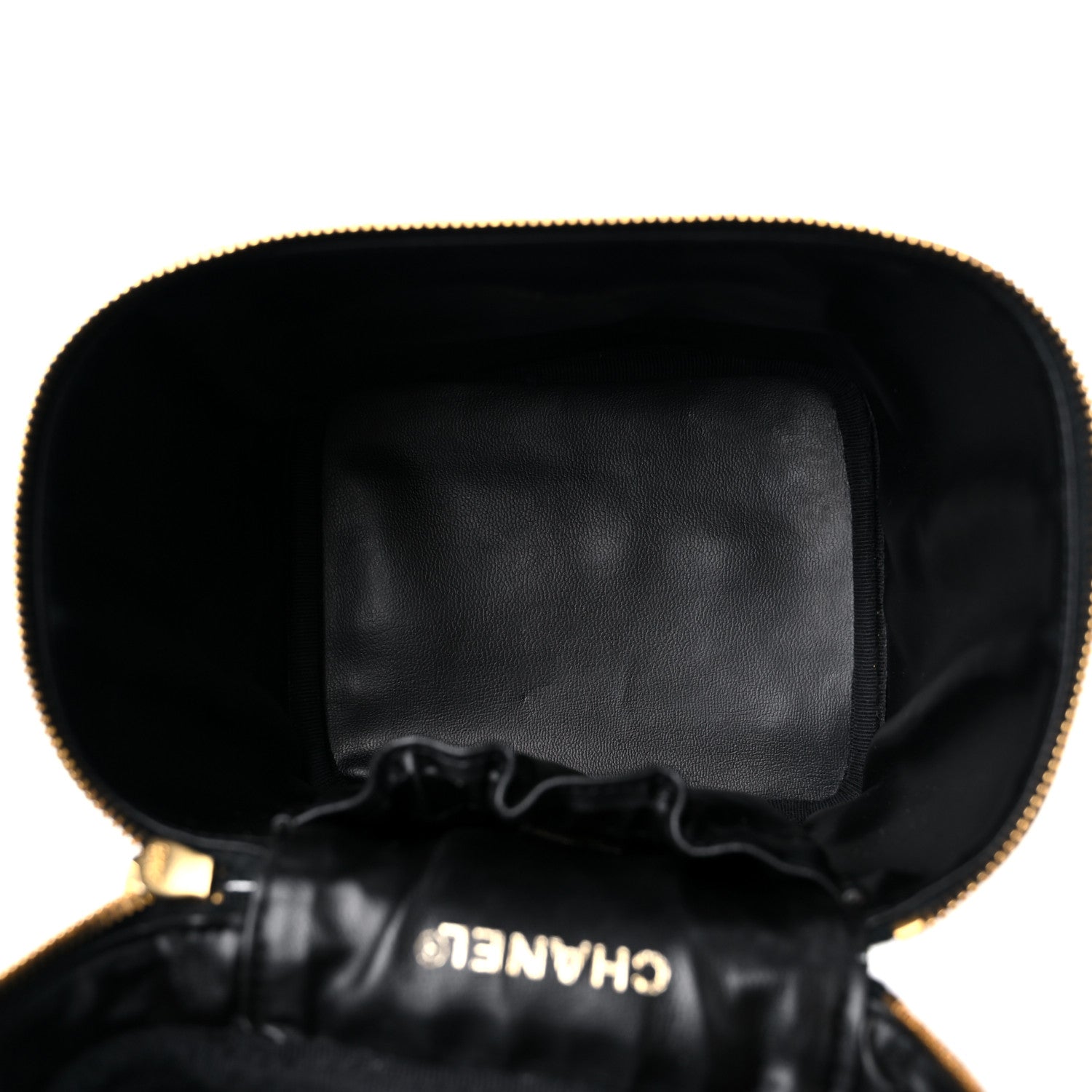 Chanel Caviar Vanity Cosmetic Case Black 5 of 13