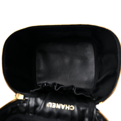 Chanel Caviar Vanity Cosmetic Case Black 5 of 13