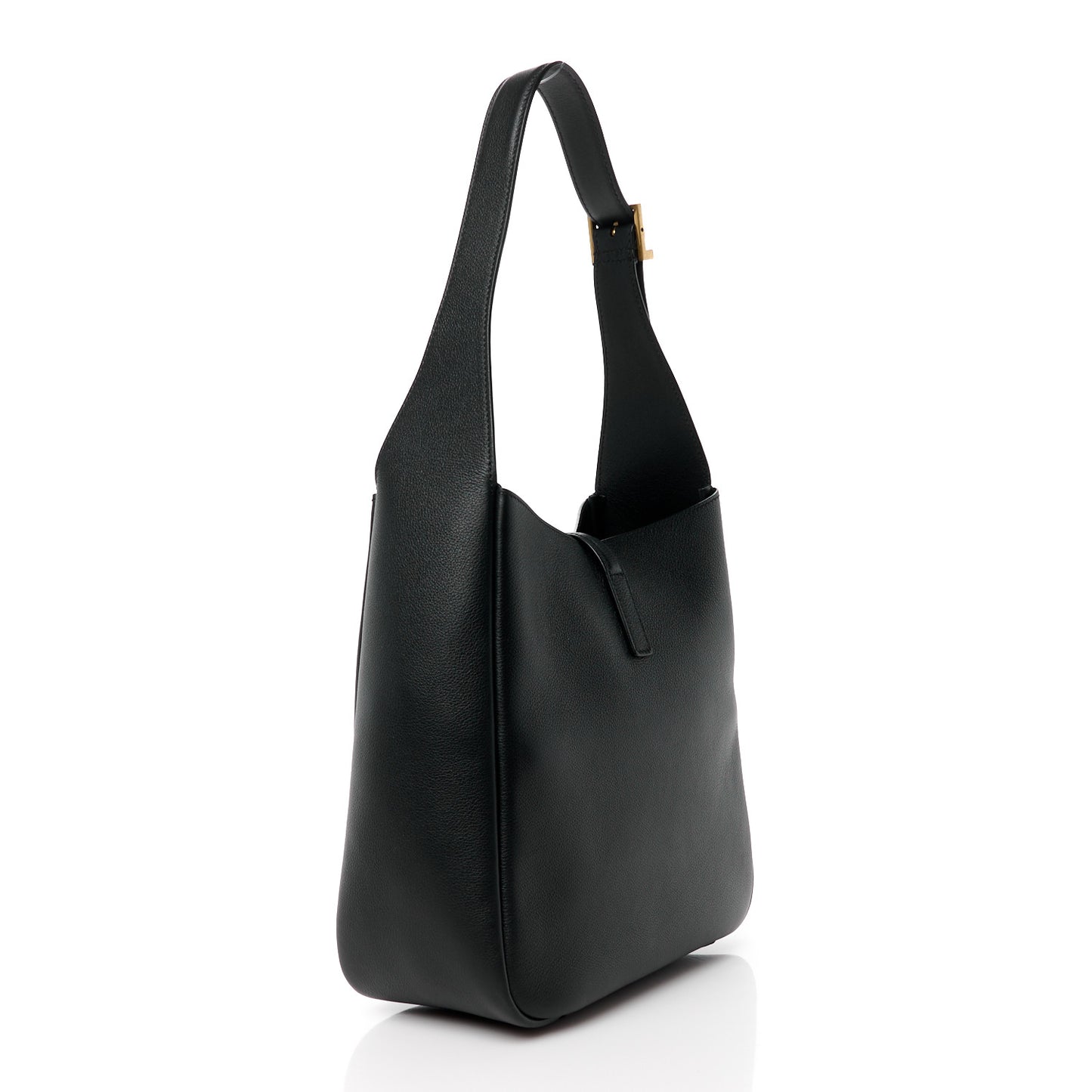 Smooth Calfskin Small Le 5 A 7 Soft Hobo Black