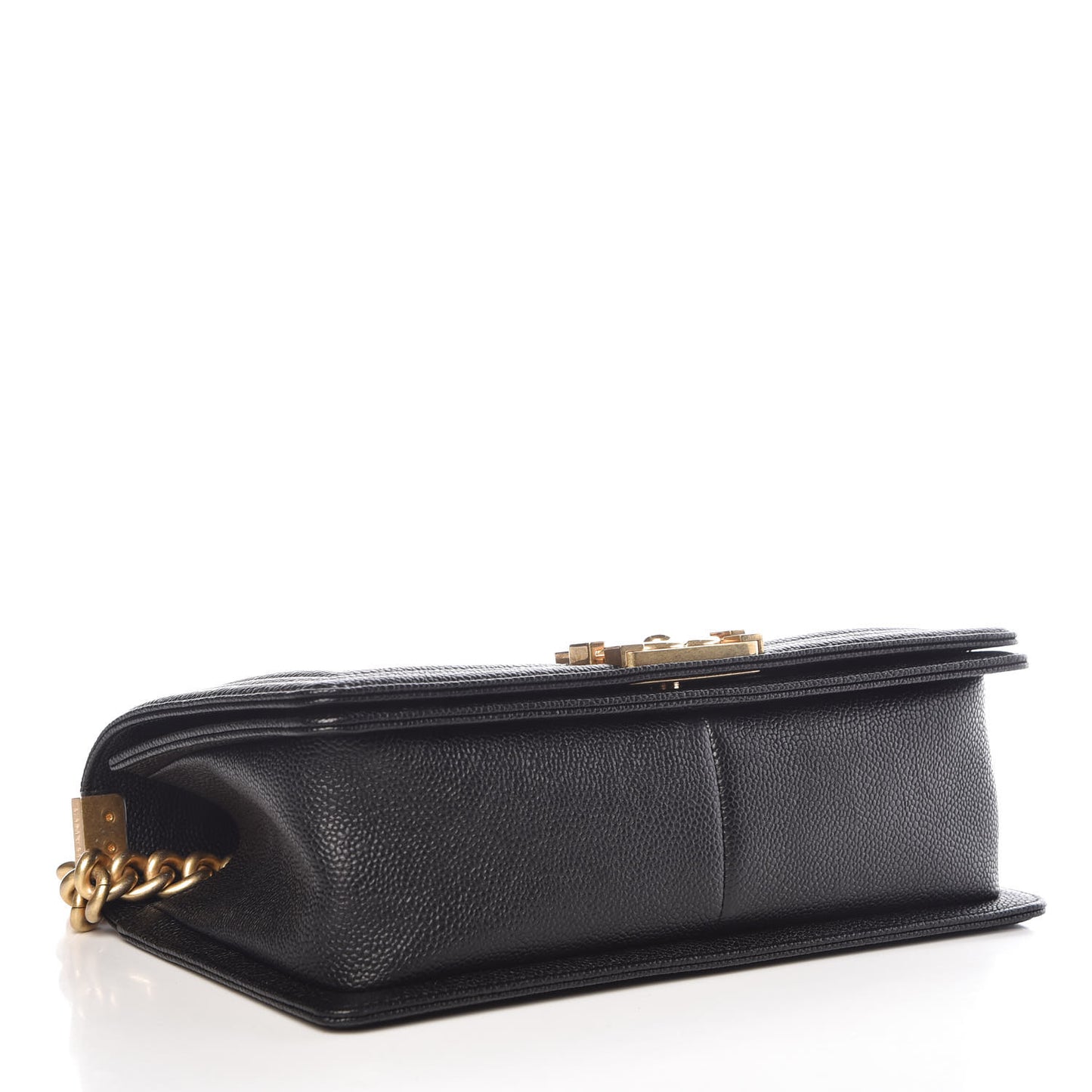 Caviar Quilted Medium Boy Flap Black