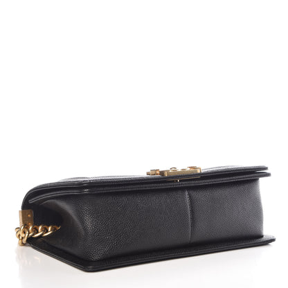 Chanel Caviar Quilted Medium Boy Flap Black 4 of 10