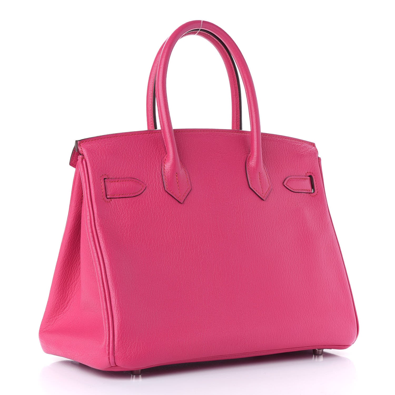 Hermes Chevre Mysore Birkin 30 Rose Shocking 3 of 10