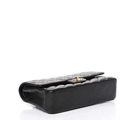 Chanel Caviar Quilted Medium Double Flap Black 3 of 16
