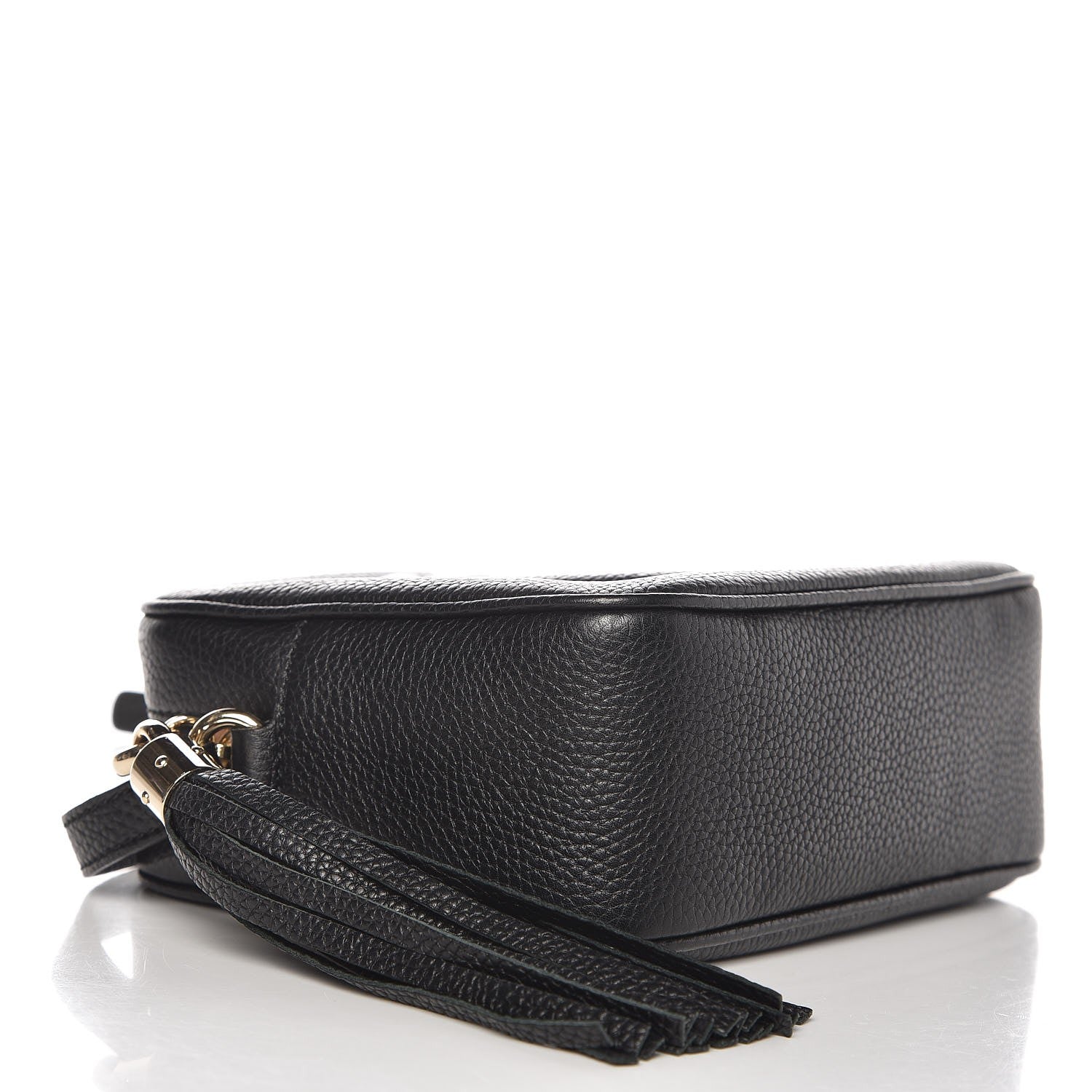Gucci Pebbled Calfskin Small Soho Disco Bag Black 4 of 8