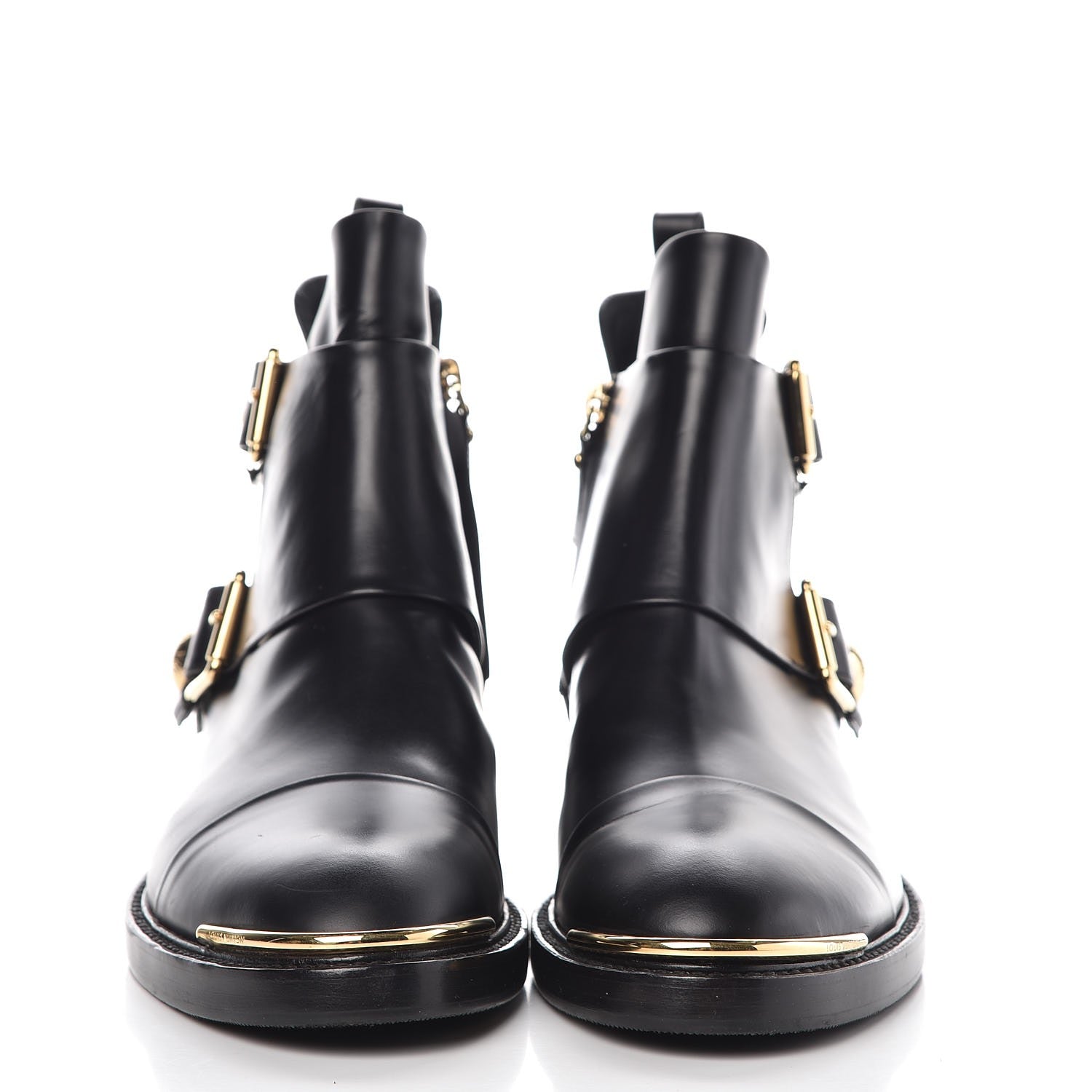 Louis Vuitton Calfskin Valley Flat Ankle Boots 39 Black 3 of 8